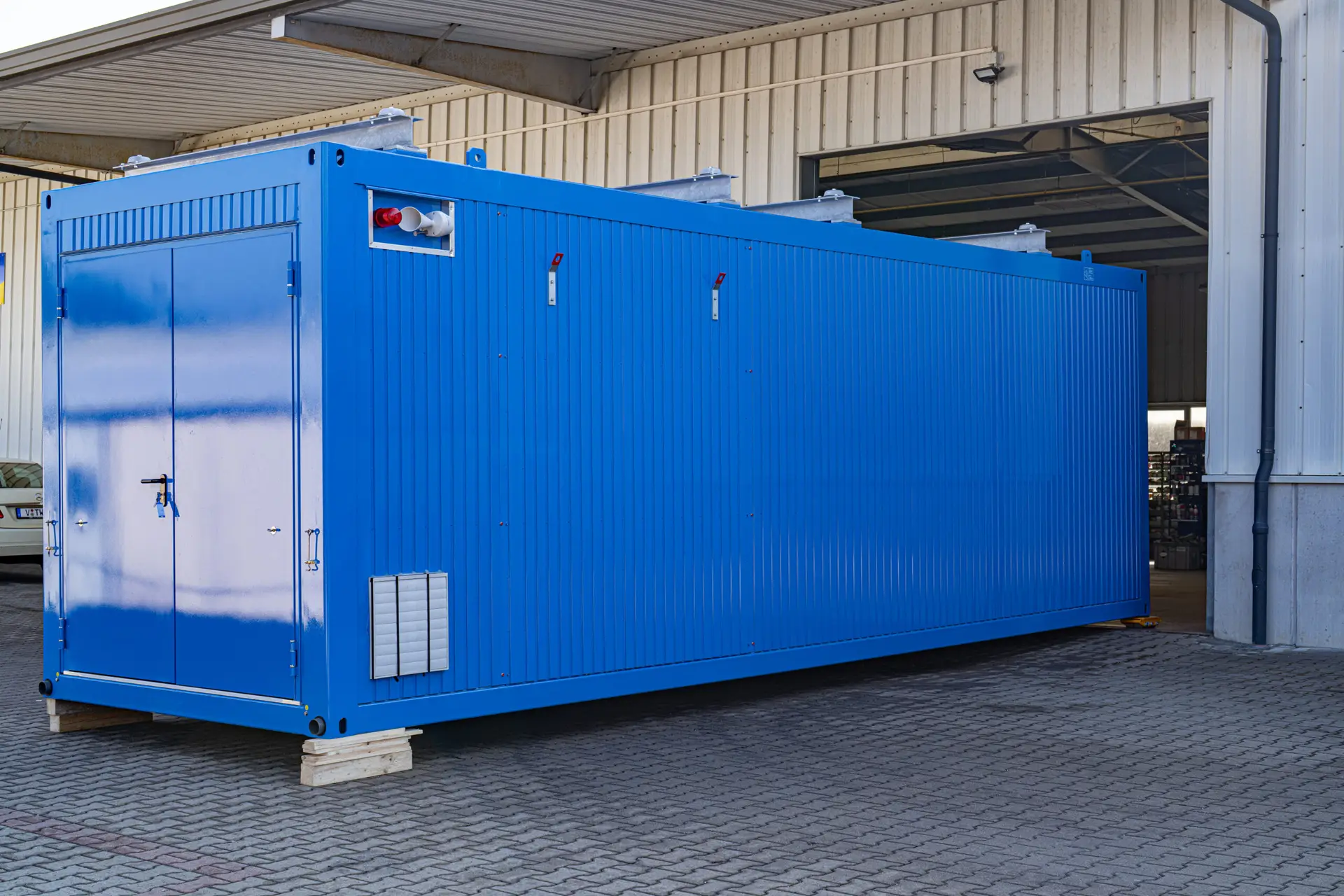 KSI Climate Container – Exterior view